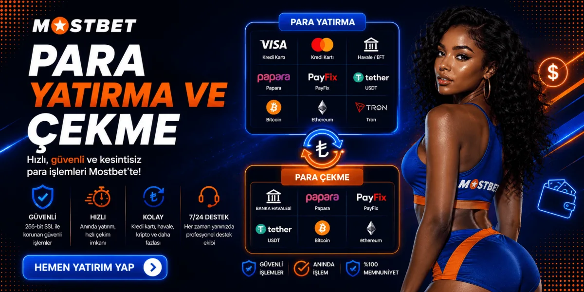 mostbet para yatirma ve cekme